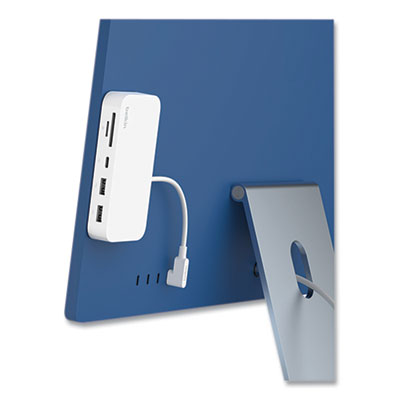 Belkin Connect 6-in-1 Multiport Hub with Mount, White (INC011TTWH)