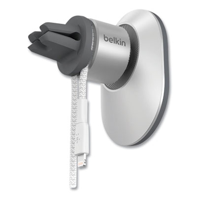 Belkin Magnetic Car Vent Mount for iPhone 12/13, Silver/Black (WIC003BTGR)