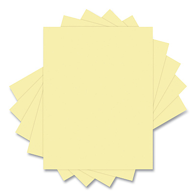 Lettermark 30% Recycled Colored Paper, 20 lb Bond Weight, 8.5 x 11, Canary, 500/Ream (DMR94290)