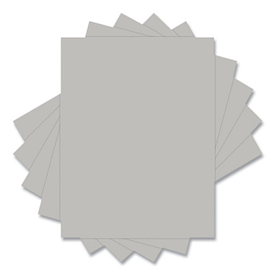 Lettermark 30% Recycled Colored Paper, 20 lb Bond Weight, 8.5 x 11, Gray, 500/Ream (94302)
