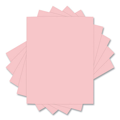 Lettermark 30% Recycled Colored Paper, 20 lb Bond Weight, 8.5 x 11, Pink, 500/Ream (94314)