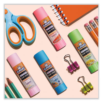 Elmer's Scented Glue Sticks, 0.21 oz, Dries in Assorted Colors, 4 Scents (EPI2142958)