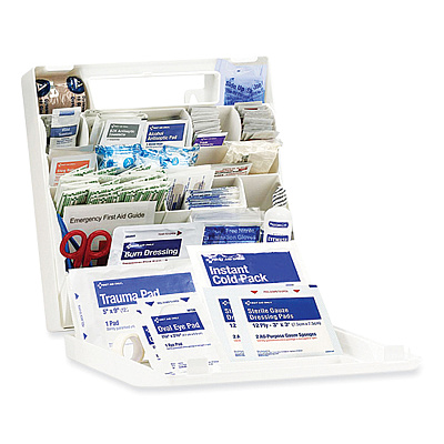 First Aid Only ANSI 2021 First Aid Kit for 50 People, 184 Pieces, Plastic Case (FAO91329)