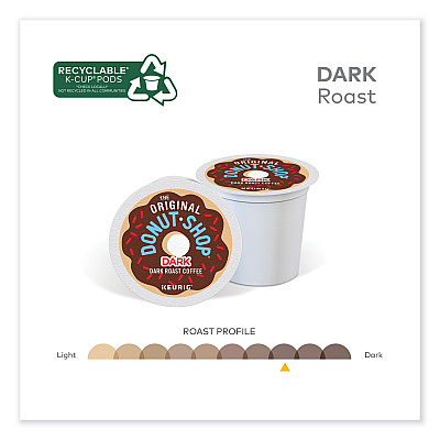 The Original Donut Shop DARK K-Cups, Regular Extra Bold, 48/Box (GMT5000355634)