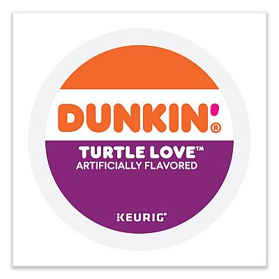 Dunkin Donuts K-Cup Pods, Turtle Love Coffee, 22/Box (GMT5000367615)