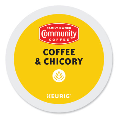 Community Coffee Coffee and Chicory K-Cup, 24/Box (GMT5000374326)