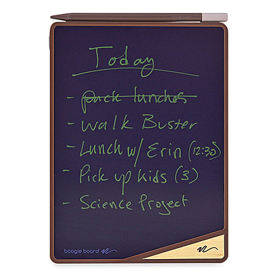 Boogie Board VersaBoard Reusable Writing Tablet, 8.5" LCD Touchscreen, 5.5" x 7.25", Hickory Red/Black (IMV0460001)
