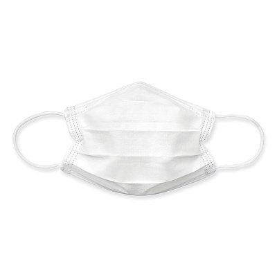 IRIS Earloop Disposable Face Mask, 3-Ply Non-Woven, Large, 7/Pack (IRS590040)