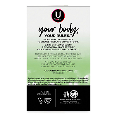U by U by U by Kotex Security Lightdays Liners, Unscented, 129/Pack (49060)