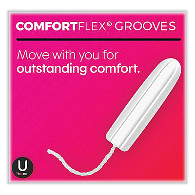 U by U by U by Kotex Click Compact Tampons, Super, 32/Pack (KCC51583)