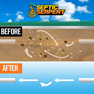 Septic Serpent Septic Tank Cleaner 32 Oz (1 Quart), Case Of 12 (SEPTIC-32)