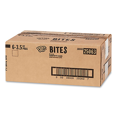 Kellogg's Pop Tarts Bites, Confetti Cake, 3.5 oz Bag, 6/Carton (KEB25063)