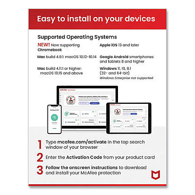Mcafee Total Protection Software, For 3 Users (21EST3RAAM)