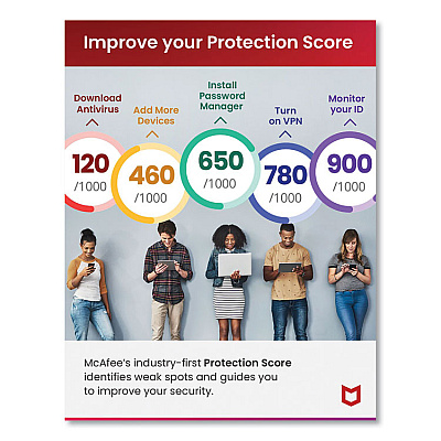 Mcafee Total Protection Software, For 5 Users (21EST5RFLM)