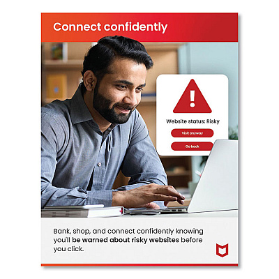 Mcafee AntiVirus Software, For 1 User (MAB21EST1RAA)