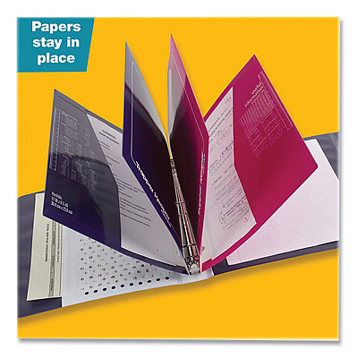 Mead Trapper Keeper 3-Ring Pocket Binder, 1" Capacity, 11.25 x 12.19, Animal (MEA260038CP1ECM)