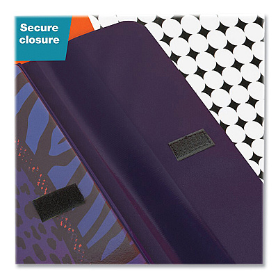 Mead Trapper Keeper 3-Ring Pocket Binder, 1" Capacity, 11.25 x 12.19, Animal (MEA260038CP1ECM)