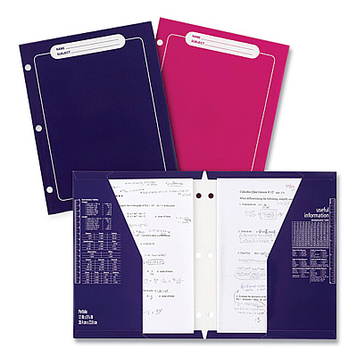 Mead Trapper Keeper 3-Ring Pocket Binder, 1" Capacity, 11.25 x 12.19, Animal (MEA260038CP1ECM)