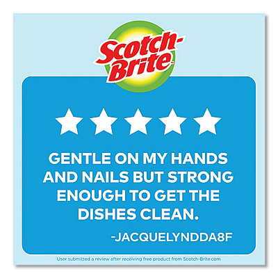 Scotch-Brite Non-Scratch Dishwand Refills, Blue, 2/Pack (MMM48312)