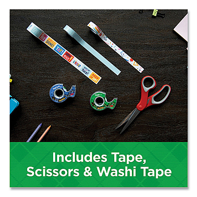 Scotch Back To School Pack, Assorted Tapes Plus Scissors/Kit (MMMPKSCOTCH21)