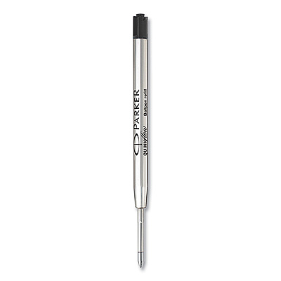 Quinkflow Refill for Parker Ballpoint Pen, Medium Tip, Black Ink, 3/Pack (PAR2119151)