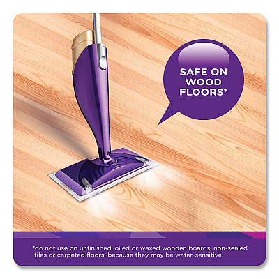 Swiffer WetJet System Wood Mopping Pad, 5.4 x 11.3, White, 20/Pack (PGC76563)