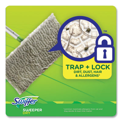 Swiffer Dry Refill Cloths, 1-Ply, 10.63" x 8", Lavender and Vanilla, White, 52/Box (PGC99039)