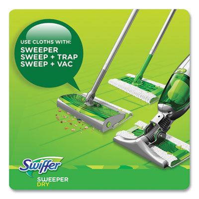 Swiffer Dry Refill Cloths, 1-Ply, 10.63" x 8", Lavender and Vanilla, White, 52/Box (PGC99039)