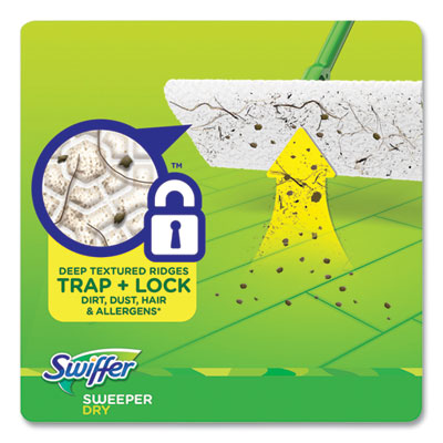 Swiffer Dry Refill Cloths, 1-Ply, 10.63" x 8", Lavender and Vanilla, White, 52/Box (PGC99039)