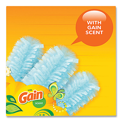 Swiffer Dusters Refill, Dust Lock Fiber, Blue, Gain Original Scent, 18/Pack (PGC99058)