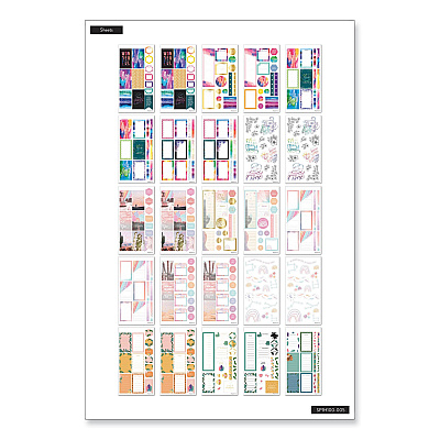 The Happy Planner All the Essentials Mega Value Pack Stickers, Productivity Theme, 2,172 Stickers (THLSP1H100005)