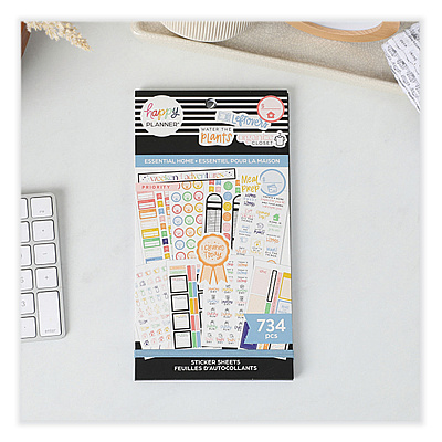 The Happy Planner Essentials Home Classic Stickers, Productivity Theme, 734 Stickers (THLSVP130149)