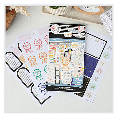 The Happy Planner Essentials Home Classic Stickers, Productivity Theme, 734 Stickers (THLSVP130149)