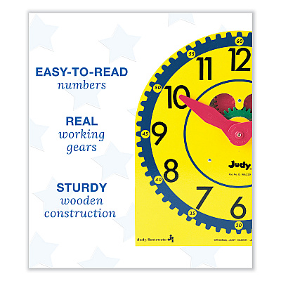 Carson-Dellosa Education Large Judy Clock, Ages 5 to 9 (CDP0768223199)