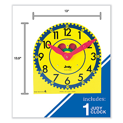 Carson-Dellosa Education Large Judy Clock, Ages 5 to 9 (CDP0768223199)