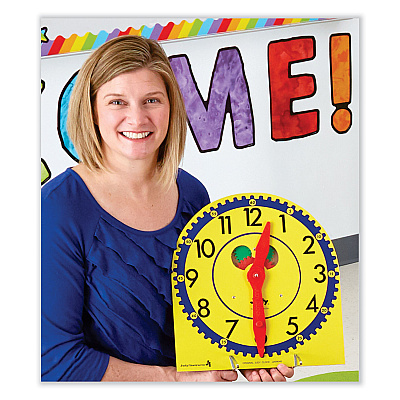 Carson-Dellosa Education Large Judy Clock, Ages 5 to 9 (CDP0768223199)