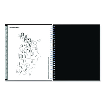 Blue Sky Enterprise Monthly Planner, 10 x 8, Black Cover, 12-Month (Jan to Dec): 2026 (131794)