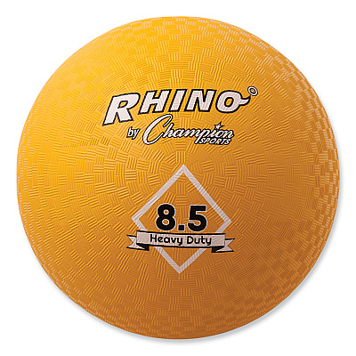 Champion Sports Heavy Duty Playground Ball, 8.5" Diameter, Yellow (CSIPG85HD)