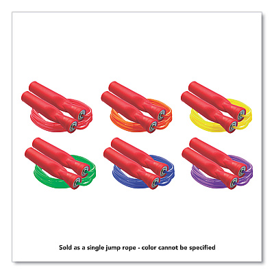 Champion Sports Ball Bearing Speed Rope, 7 ft, Randomly Assorted Colors (CSIBSR7)