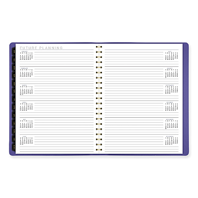 AT-A-GLANCE Contemporary Weekly/Monthly Planner, 11.38 x 9, Purple Cover, 12-Month (Jan to Dec): 2026 (70940X14)