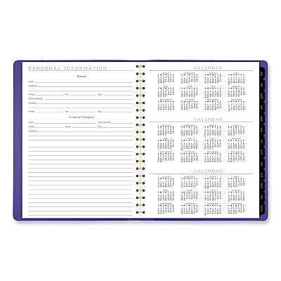 AT-A-GLANCE Contemporary Weekly/Monthly Planner, 11.38 x 9, Purple Cover, 12-Month (Jan to Dec): 2026 (70940X14)