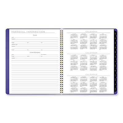 AT-A-GLANCE Contemporary Monthly Planner, 11.38 x 9.63, Burgundy Cover, 12-Month (Jan to Dec): 2026 (70250X14)