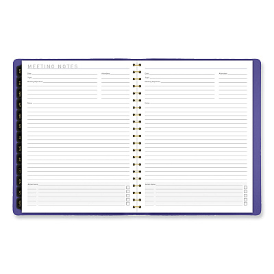 AT-A-GLANCE Contemporary Weekly/Monthly Planner, 11.38 x 9, Purple Cover, 12-Month (Jan to Dec): 2026 (70940X14)