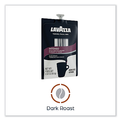 Lavazza FLAVIA Coffee Freshpacks, Intenso Dark Roast, 0.32 oz, 85/Carton (LAVMDR00276)
