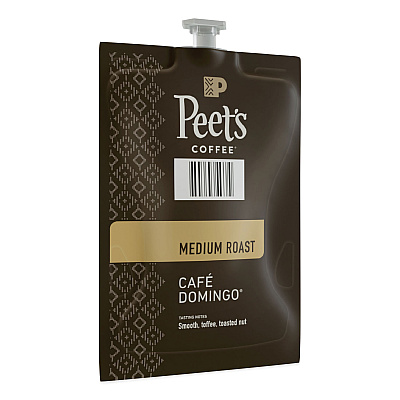 Peet's Coffee FLAVIA Ground Coffee Freshpacks, Cafe  Domingo Blend, 0.35 oz Freshpack, 76/Carton (PEELPC00262)