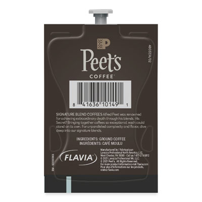 Peet's Coffee FLAVIA Ground Coffee Freshpacks, Colombia Luminosa, 0.34 oz Freshpack, 76/Carton (PEELPC00264)