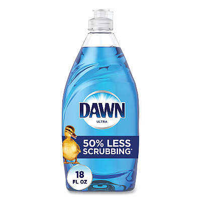 Dawn Ultra Liquid Dish Detergent, Original Scent, 18 oz Pour Bottle, 10/Carton (PGC09403)