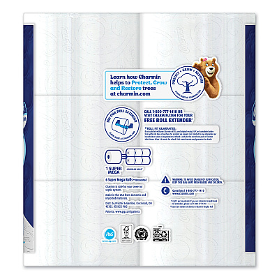 Charmin Ultra Soft Bathroom Tissue, Septic-Safe, 2-Ply, White, 336 Sheets/Roll, 18 Rolls/Carton (PGC08473)