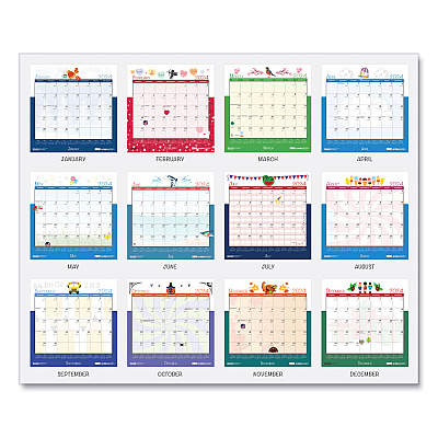 House of Doolittle Recycled Seasonal Wall Calendar, Illustrated Seasons Artwork, 12 x 12, 12-Month (Jan to Dec): 2026 (338)