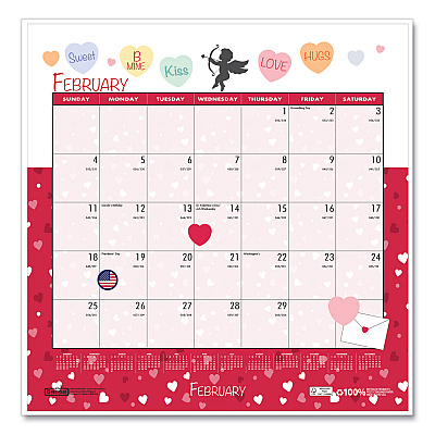 House of Doolittle Recycled Seasonal Wall Calendar, Illustrated Seasons Artwork, 12 x 12, 12-Month (Jan to Dec): 2026 (338)